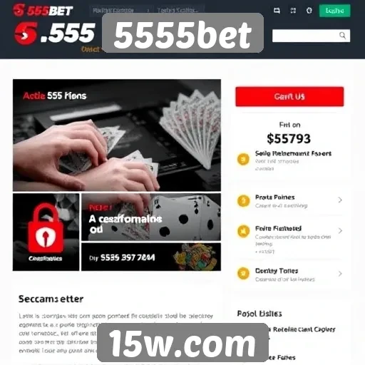 Análise de segurança do site 5555bet
